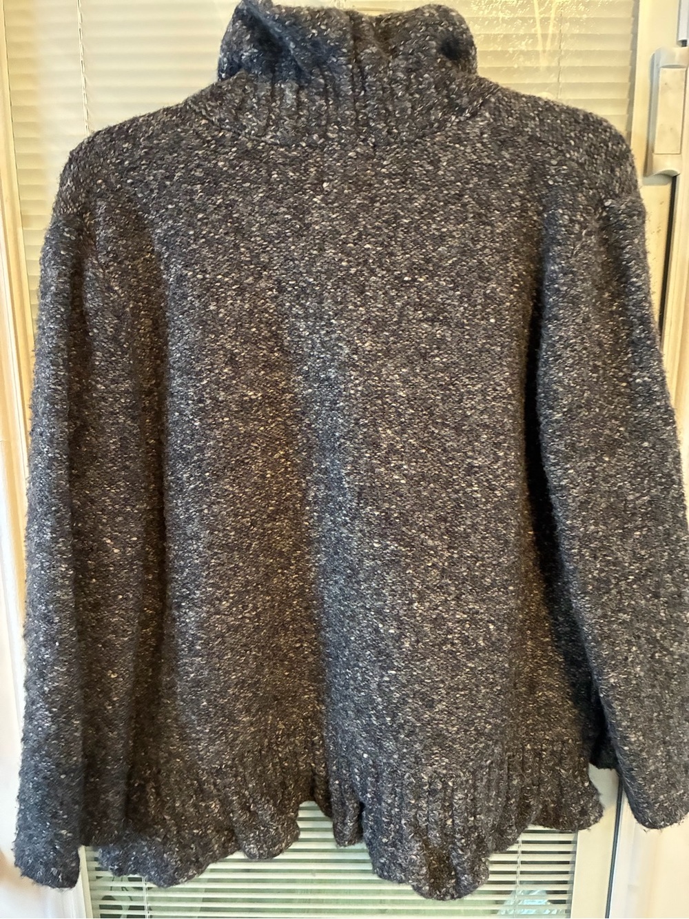 Ruby Rd. Dark Charcoal Ruffle Open-Front Cardigan - Picture 2 of 3